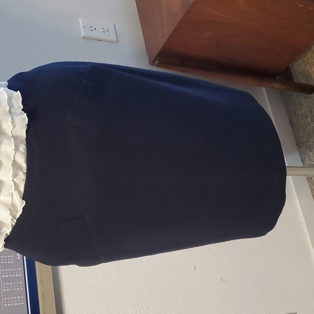 EUC DKNY Wool Skirt - Navy Blue